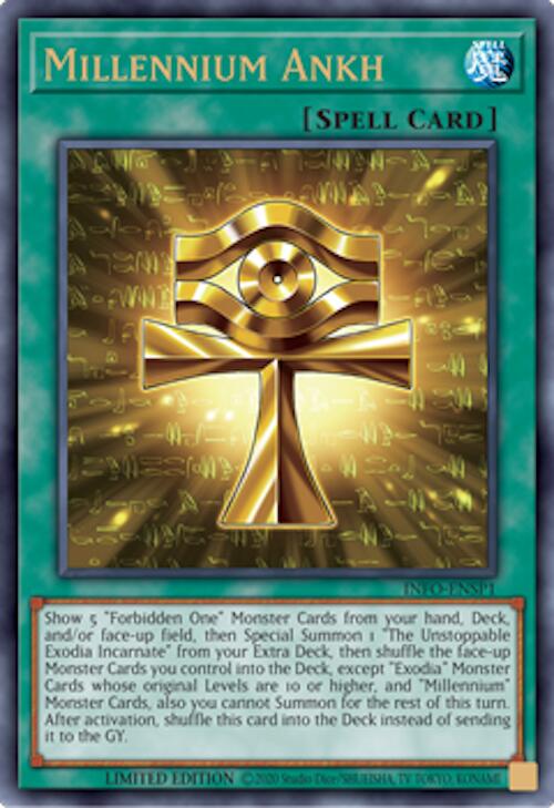 Millennium Ankh (INFO-ENSP1) [INFO-ENSP1] Secret Rare | Kessel Run Games Inc. 