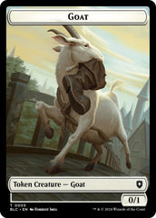 Goat // Wolf (032) Double-Sided Token [Bloomburrow Commander Tokens] | Kessel Run Games Inc. 