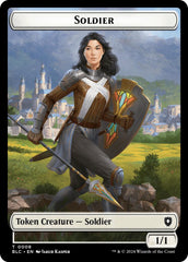 Soldier // Citizen Double-Sided Token [Bloomburrow Commander Tokens] | Kessel Run Games Inc. 