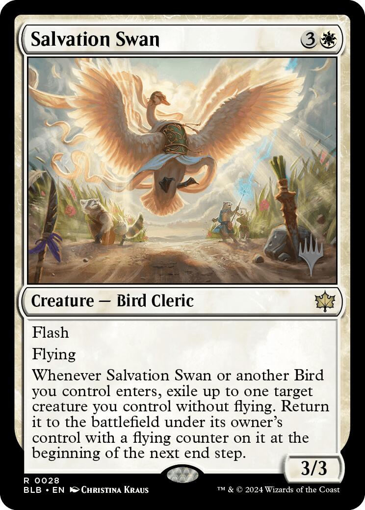 Salvation Swan (Promo Pack) [Bloomburrow Promos] | Kessel Run Games Inc. 