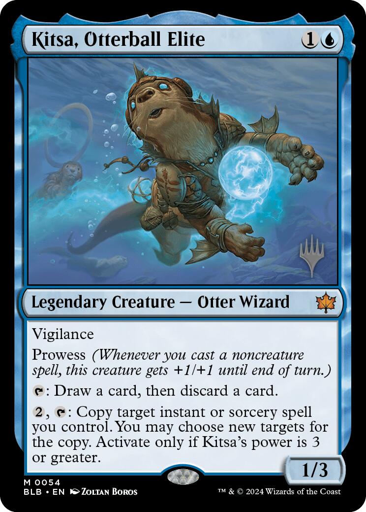 Kitsa, Otterball Elite (Promo Pack) [Bloomburrow Promos] | Kessel Run Games Inc. 