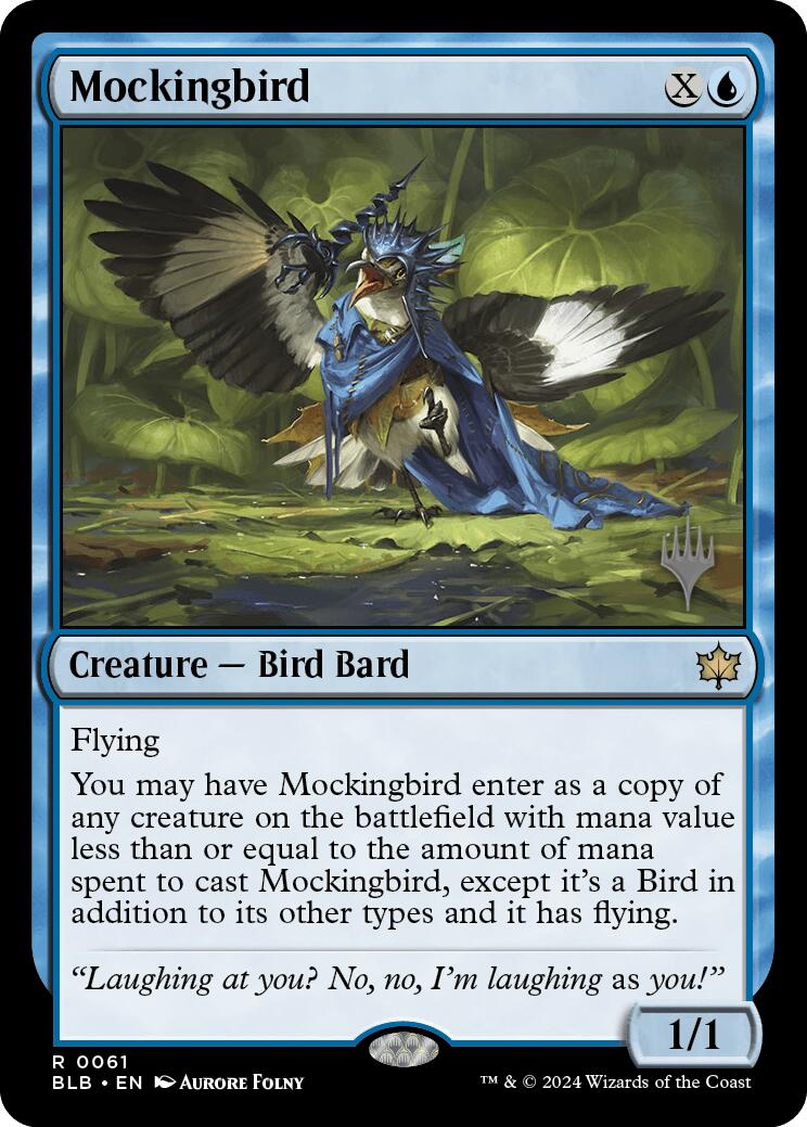 Mockingbird (Promo Pack) [Bloomburrow Promos] | Kessel Run Games Inc. 