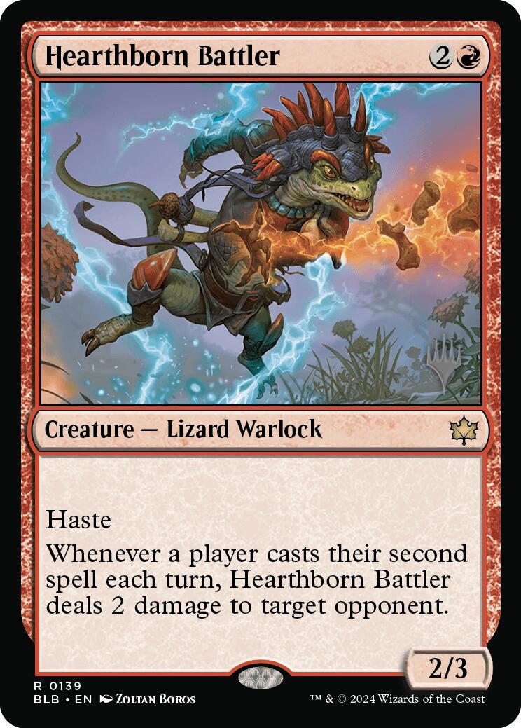 Hearthborn Battler (Promo Pack) [Bloomburrow Promos] | Kessel Run Games Inc. 