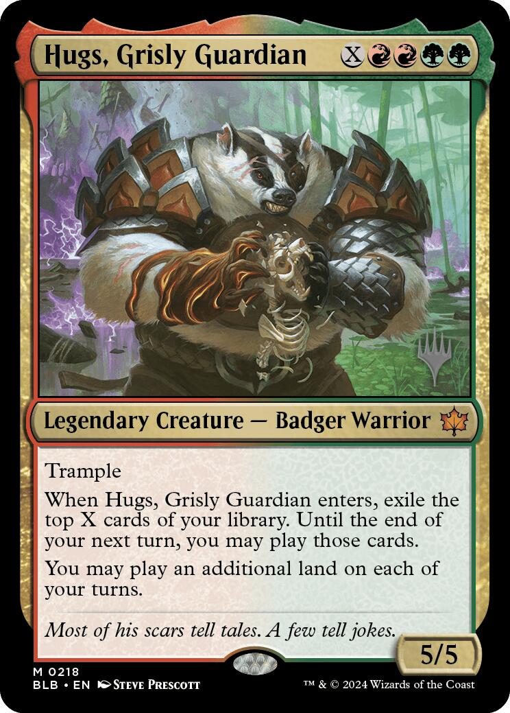 Hugs, Grisly Guardian (Promo Pack) [Bloomburrow Promos] | Kessel Run Games Inc. 