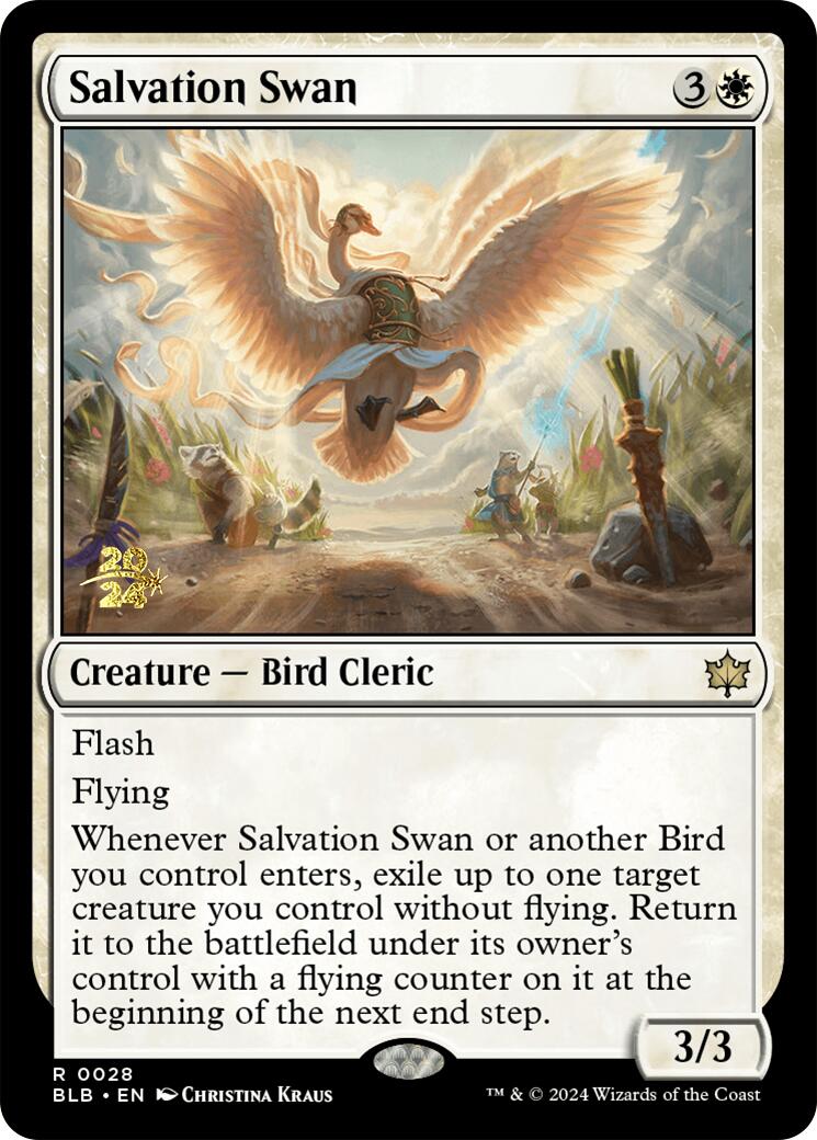 Salvation Swan [Bloomburrow Prerelease Promos] | Kessel Run Games Inc. 