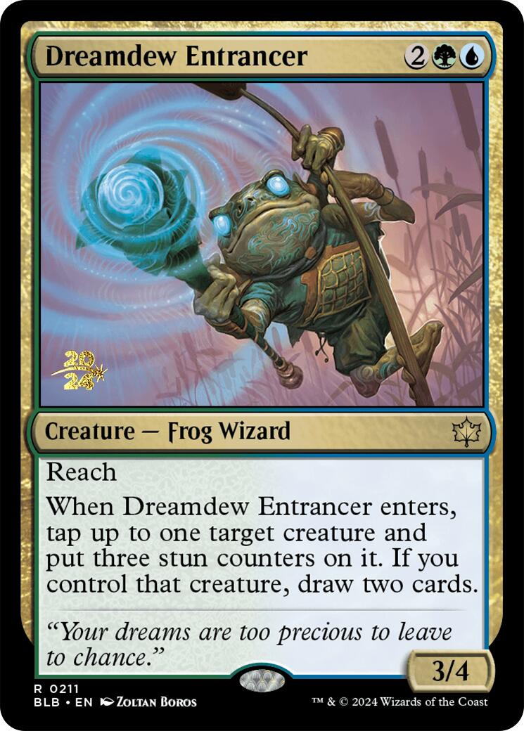 Dreamdew Entrancer [Bloomburrow Prerelease Promos] | Kessel Run Games Inc. 