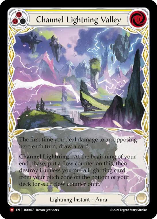 Channel Lightning Valley [ROS077] (Rosetta)  Rainbow Foil | Kessel Run Games Inc. 