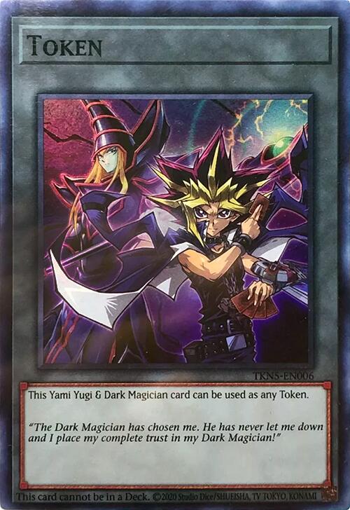 Token: Yami Yugi & Dark Magician [TKN5-EN006] Super Rare | Kessel Run Games Inc. 