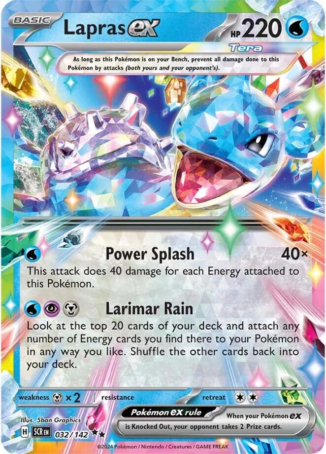 Lapras ex (032/142) [Scarlet & Violet: Stellar Crown] | Kessel Run Games Inc. 