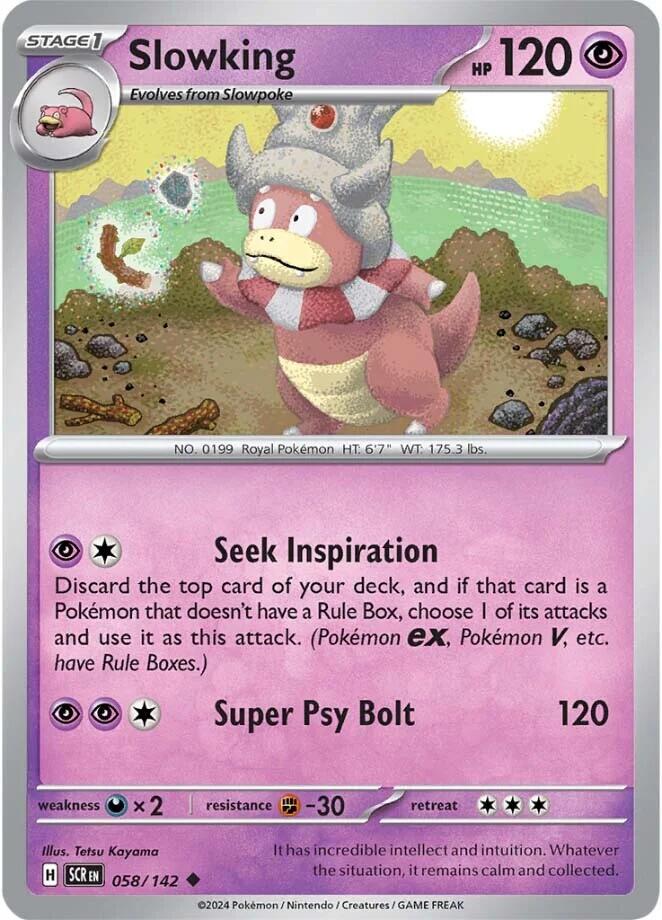 Slowking (058/142) [Scarlet & Violet: Stellar Crown] | Kessel Run Games Inc. 