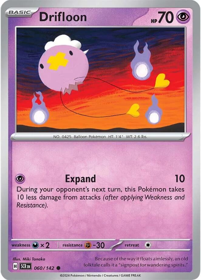 Drifloon (060/142) [Scarlet & Violet: Stellar Crown] | Kessel Run Games Inc. 