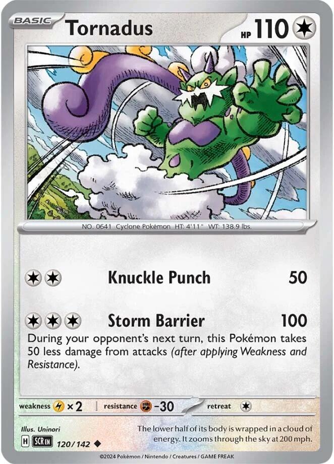 Tornadus (120/142) [Scarlet & Violet: Stellar Crown] | Kessel Run Games Inc. 