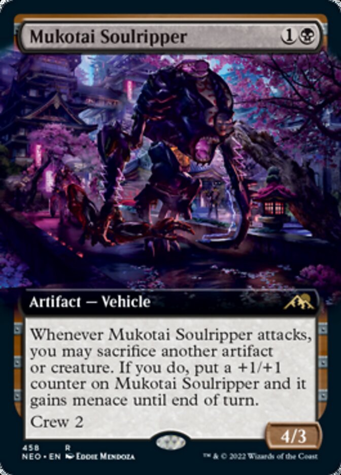 Mukotai Soulripper (Extended Art) [Kamigawa: Neon Dynasty] | Kessel Run Games Inc. 