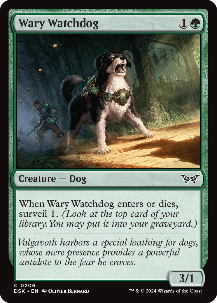 Wary Watchdog [Duskmourn: House of Horror] | Kessel Run Games Inc. 