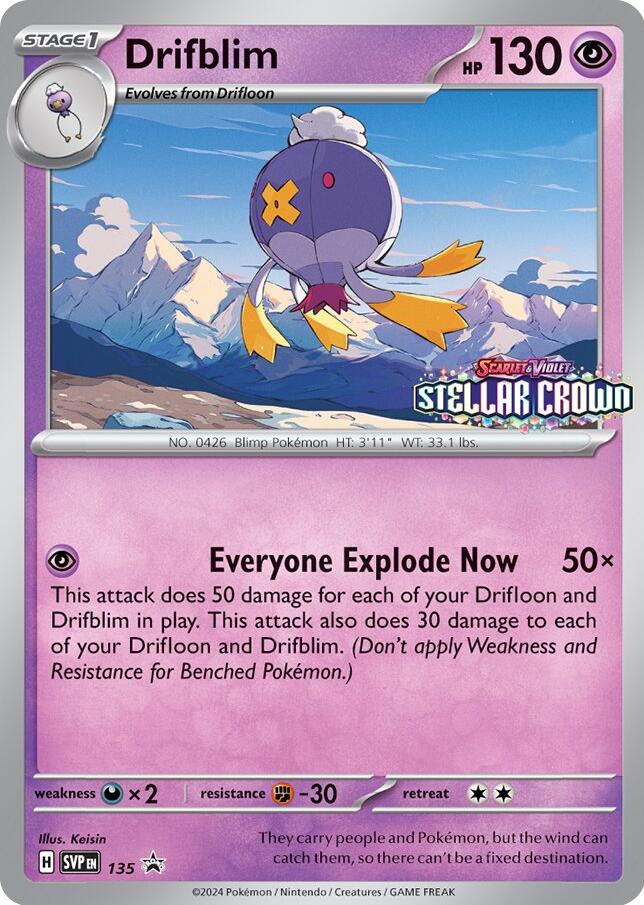 Drifblim (SVP135) [Scarlet & Violet: Black Star Promos] | Kessel Run Games Inc. 