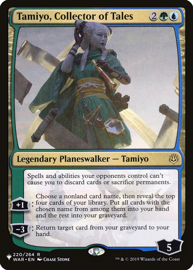 Tamiyo, Collector of Tales [The List] | Kessel Run Games Inc. 