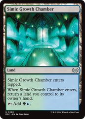 Simic Growth Chamber [Duskmourn: House of Horror Commander] | Kessel Run Games Inc. 