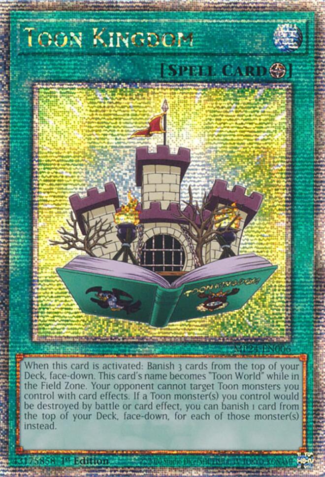 Toon Kingdom [MP24-EN006] Quarter Century Secret Rare | Kessel Run Games Inc. 