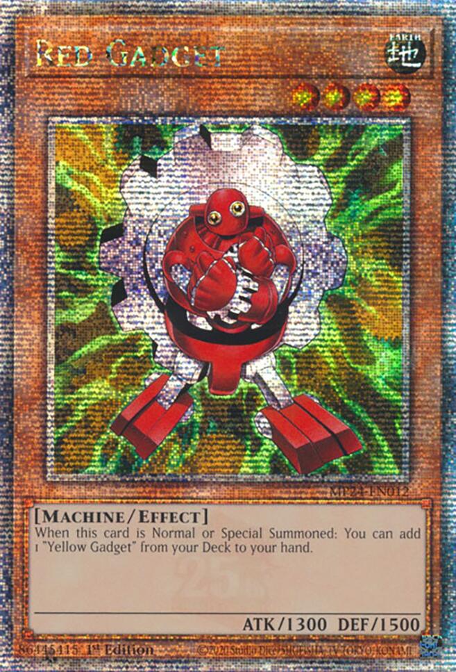 Red Gadget [MP24-EN012] Quarter Century Secret Rare | Kessel Run Games Inc. 