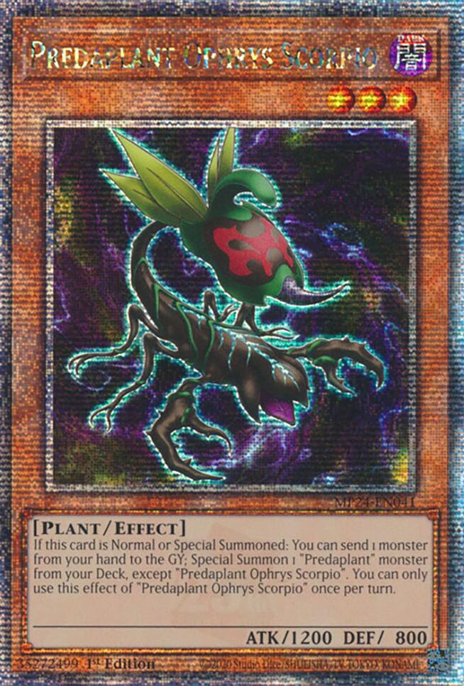 Predaplant Ophrys Scorpio [MP24-EN041] Quarter Century Secret Rare | Kessel Run Games Inc. 