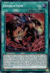 Invocation (Alternate Art) [MP24-EN060] Prismatic Secret Rare | Kessel Run Games Inc. 