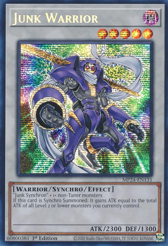 Junk Warrior [MP24-EN131] Prismatic Secret Rare | Kessel Run Games Inc. 