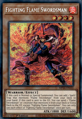 Fighting Flame Swordsman [MP24-EN132] Prismatic Secret Rare | Kessel Run Games Inc. 