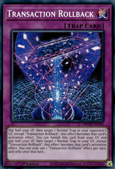 Transaction Rollback [MP24-EN134] Prismatic Secret Rare | Kessel Run Games Inc. 