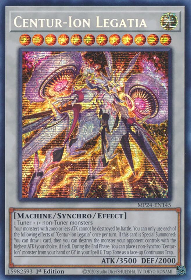 Centur-Ion Legatia [MP24-EN145] Prismatic Secret Rare | Kessel Run Games Inc. 