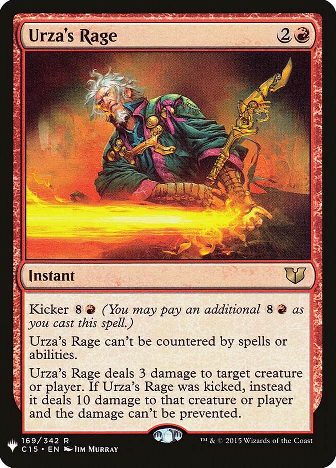 Urza's Rage [The List] | Kessel Run Games Inc. 