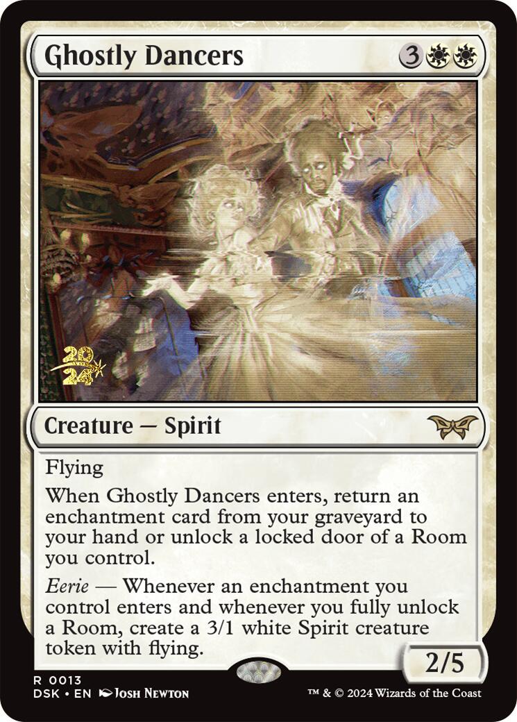 Ghostly Dancers [Duskmourn: House of Horror Prerelease Promos] | Kessel Run Games Inc. 