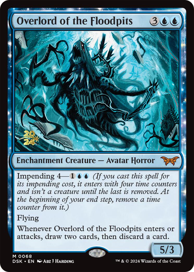 Overlord of the Floodpits [Duskmourn: House of Horror Prerelease Promos] | Kessel Run Games Inc. 