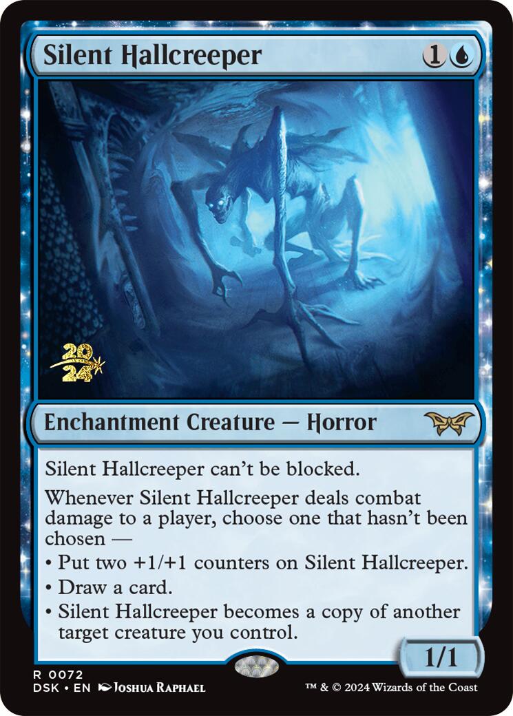 Silent Hallcreeper [Duskmourn: House of Horror Prerelease Promos] | Kessel Run Games Inc. 