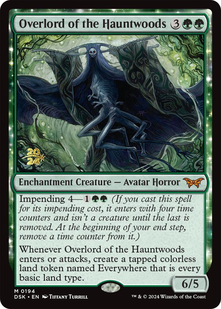 Overlord of the Hauntwoods [Duskmourn: House of Horror Prerelease Promos] | Kessel Run Games Inc. 