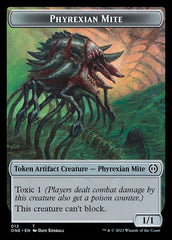 Rebel // Phyrexian Mite (012) Double-Sided Token [Phyrexia: All Will Be One Tokens] | Kessel Run Games Inc. 