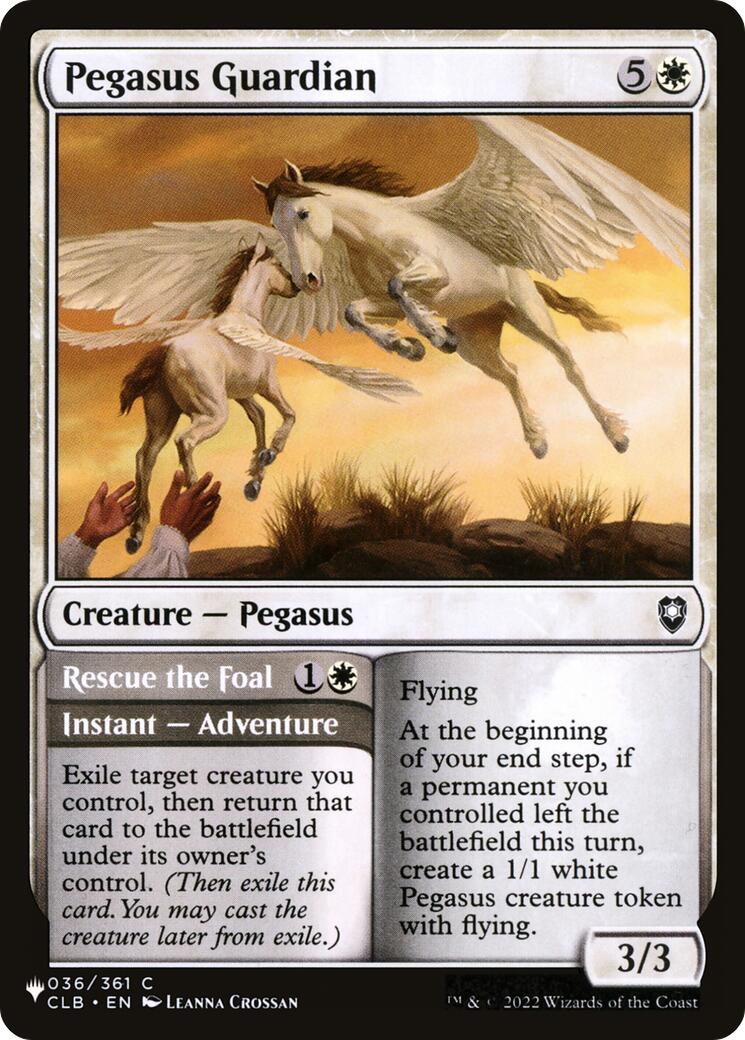 Pegasus Guardian [The List Reprints] | Kessel Run Games Inc. 