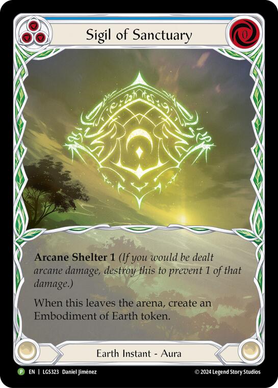 Sigil of Sanctuary (Extended Art) - LGS323 [LGS323] (Promo)  Rainbow Foil | Kessel Run Games Inc. 