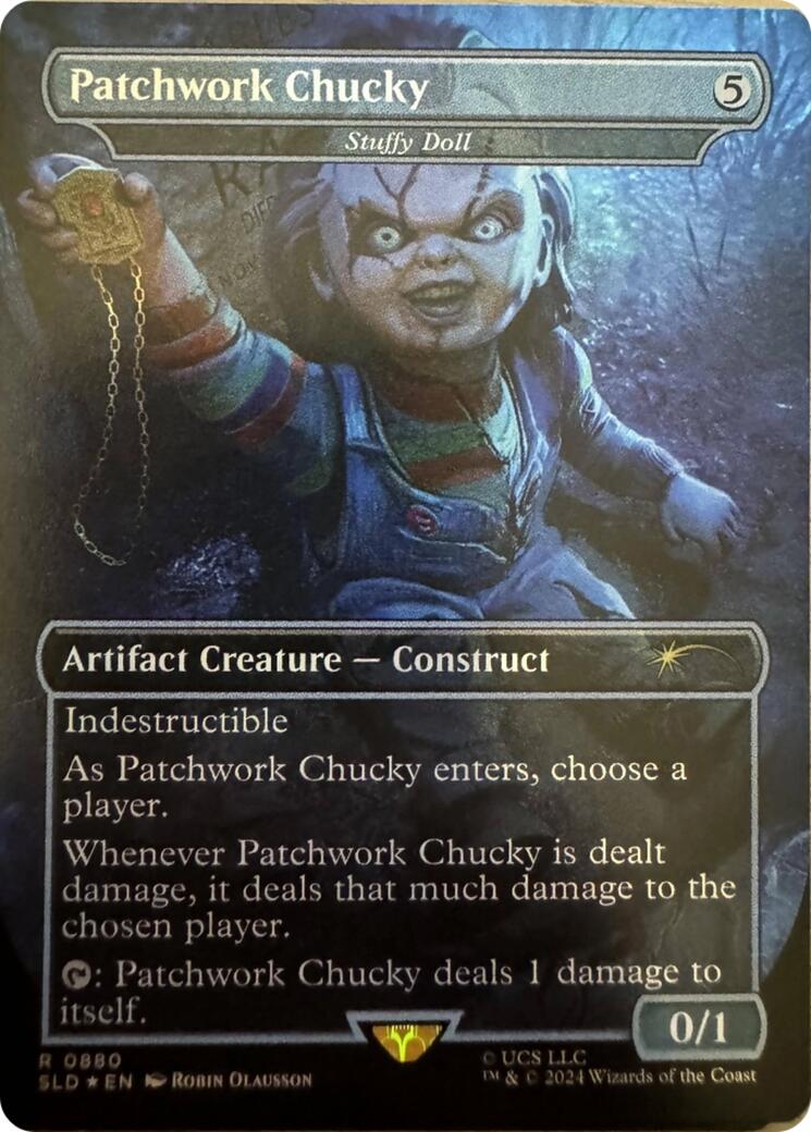 Patchwork Chucky - Stuffy Doll [Secret Lair Drop Series] | Kessel Run Games Inc. 