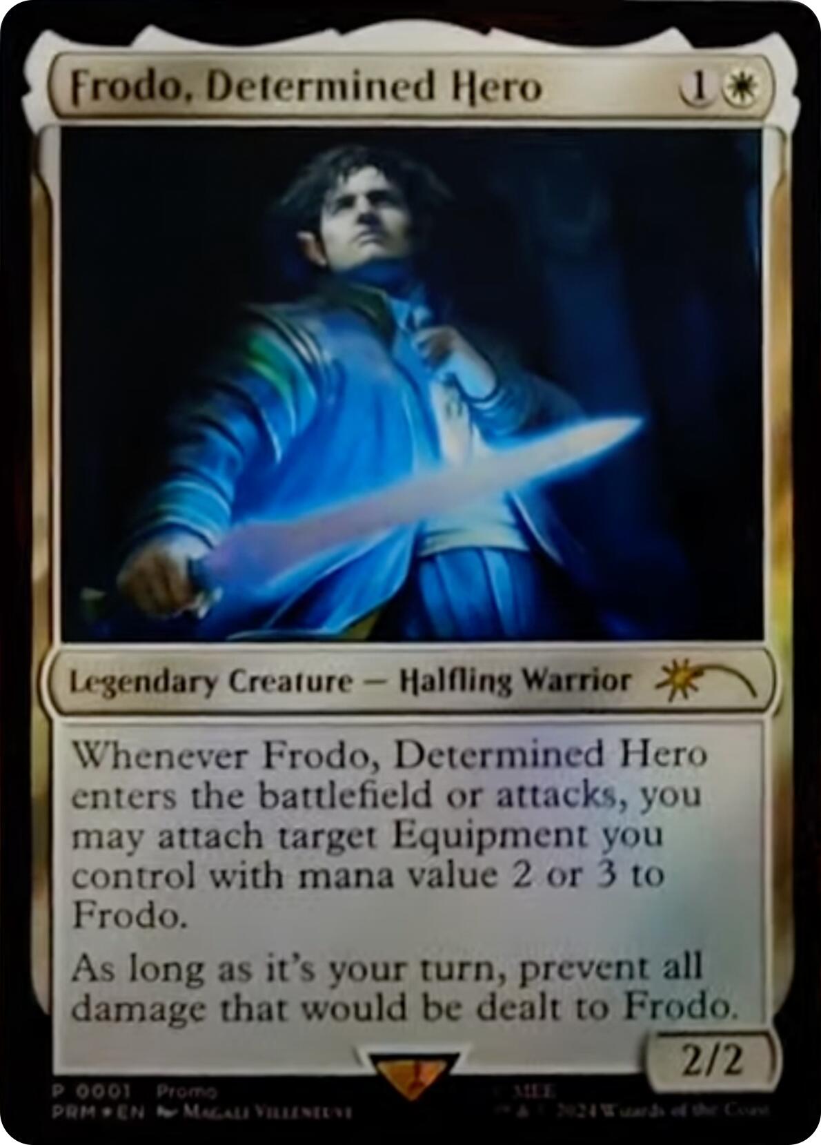 Frodo, Determined Hero [Resale Promos] | Kessel Run Games Inc. 