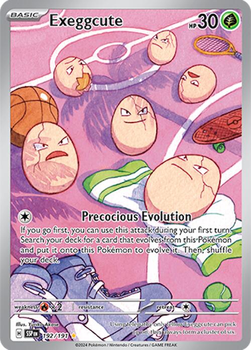 Exeggcute (192/191) [Scarlet & Violet: Surging Sparks] | Kessel Run Games Inc. 