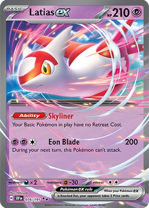 Latias ex (076/191) [Scarlet & Violet: Surging Sparks] | Kessel Run Games Inc. 