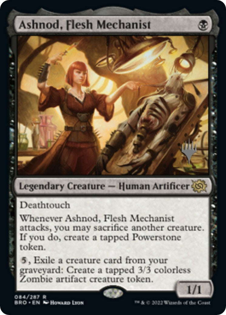 Ashnod, Flesh Mechanist (Promo Pack) [The Brothers' War Promos] | Kessel Run Games Inc. 