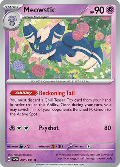 Meowstic (085/191) [Scarlet & Violet: Surging Sparks] | Kessel Run Games Inc. 