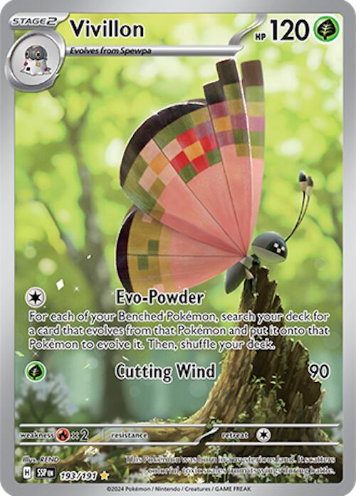 Vivillon (193/191) [Scarlet & Violet: Surging Sparks] | Kessel Run Games Inc. 