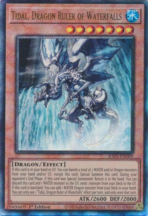 Tidal, Dragon Ruler of Waterfalls (UTR) [RA03-EN009] Prismatic Ultimate Rare | Kessel Run Games Inc. 