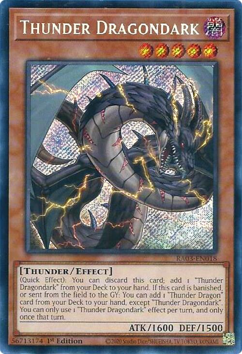 Thunder Dragondark (Secret Rare) [RA03-EN018] Secret Rare | Kessel Run Games Inc. 