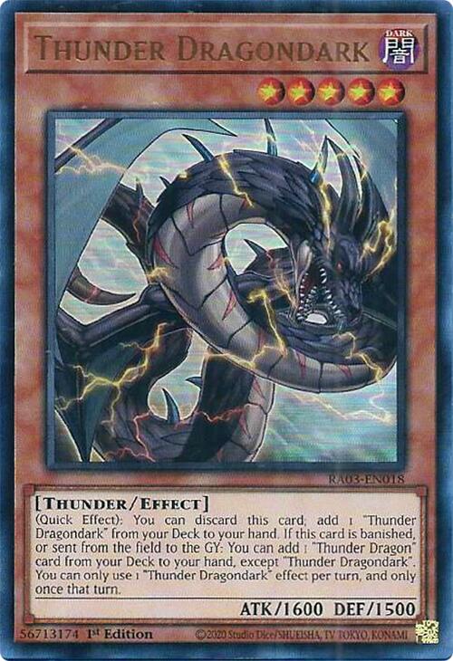 Thunder Dragondark (UR) [RA03-EN018] Ultra Rare | Kessel Run Games Inc. 