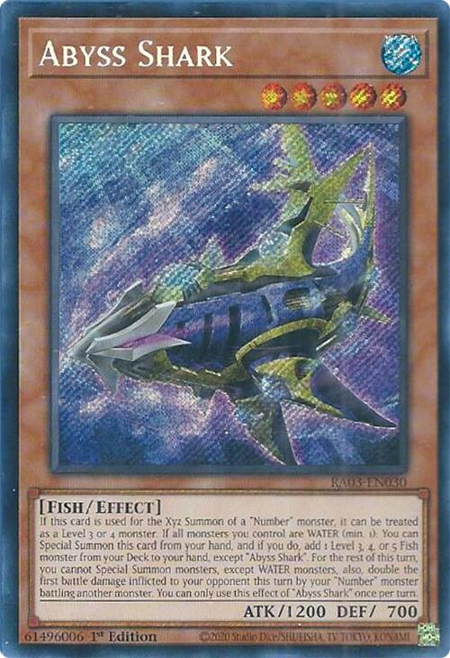 Abyss Shark (Secret Rare) [RA03-EN030] Secret Rare | Kessel Run Games Inc. 