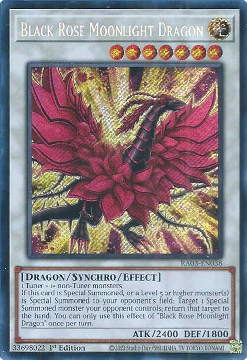 Black Rose Moonlight Dragon (Secret Rare) [RA03-EN038] Secret Rare | Kessel Run Games Inc. 