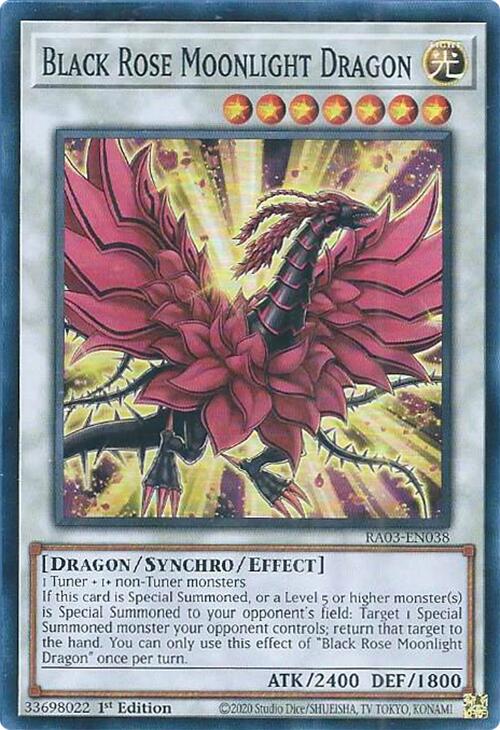 Black Rose Moonlight Dragon [RA03-EN038] Super Rare | Kessel Run Games Inc. 